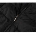 Femmes Fashion Design Style décontracté canard Doudoune longue avec faux détachable en fourrure capuche